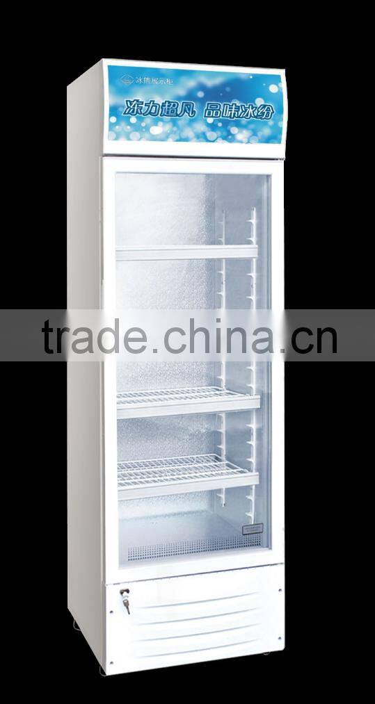 Glass Door vertical showcase,Display supermarket refrigerator for beverage