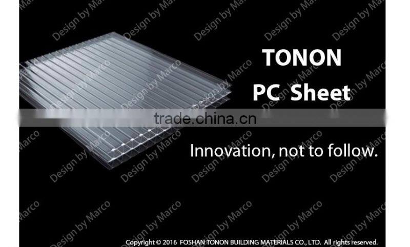 grass green pc hollow sheet