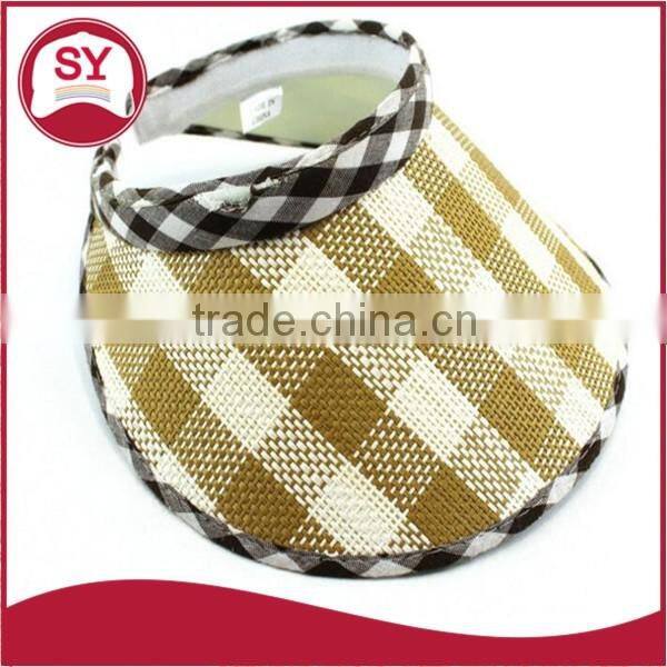 women sun visor,sun visor,good quality be customized with colors