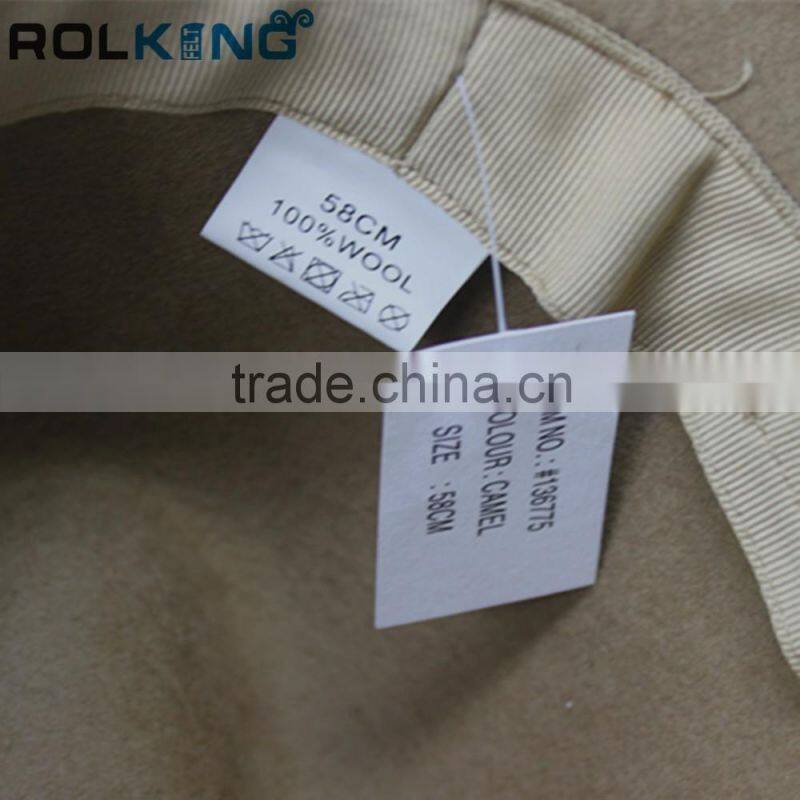 China wholesale Wide Brim Fedora Hat Winter Wool Felt Men Fedora Hat