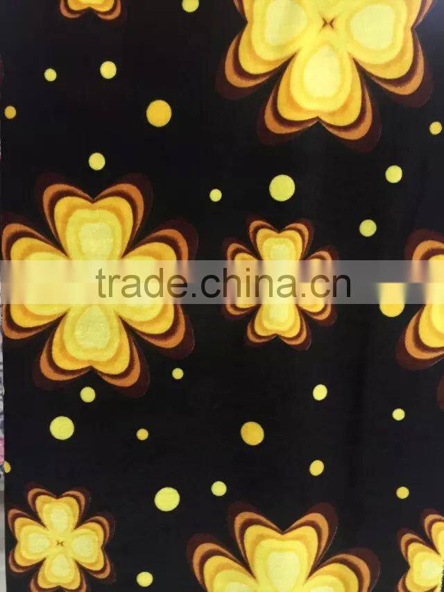Bright Color Velvet Point With Flower Design KS VelvetStole