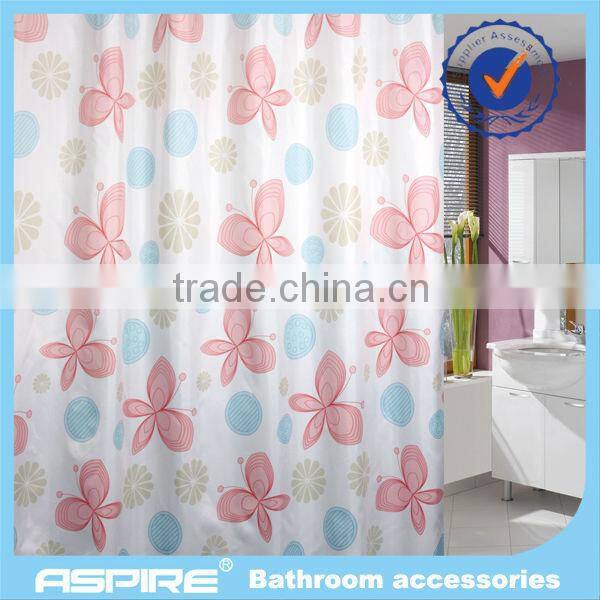 textile curtain for bathroom