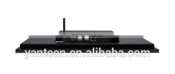 IP65 Front panel 21.5 touch screen android panel pc with True flat seamless