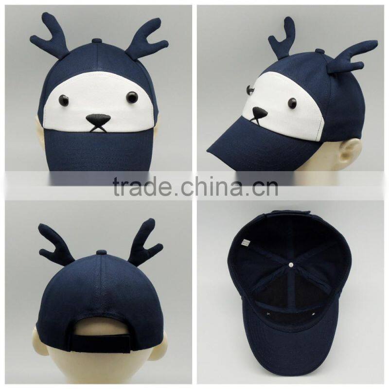 High quality soft cotton animal children hats