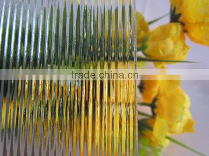 Hot sale clear patterned glass Mora Patterned Glass