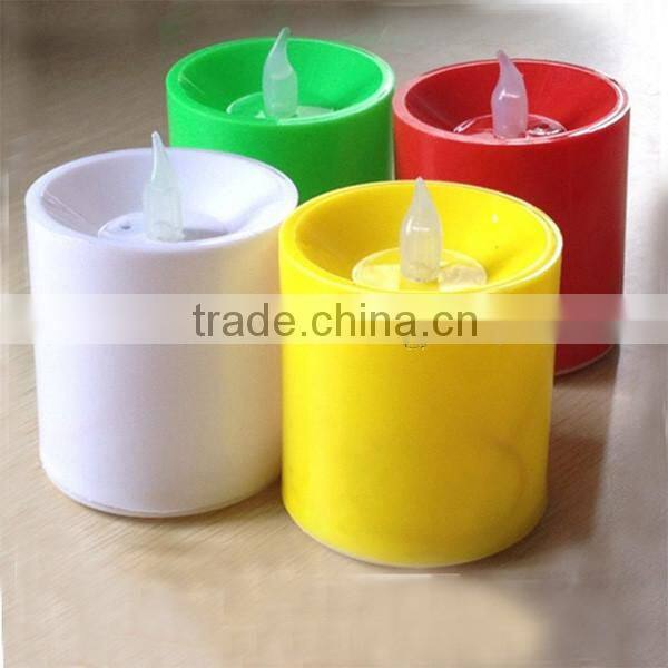 Sound Control Battery Operated Flameless LED Flicker Candles