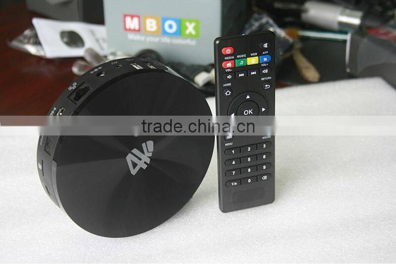 4k tv box Quad Core Android 4.4 TV BOX Amlogic S802 2.0GHz 2G/8G BT 2.4G wifi XBMC