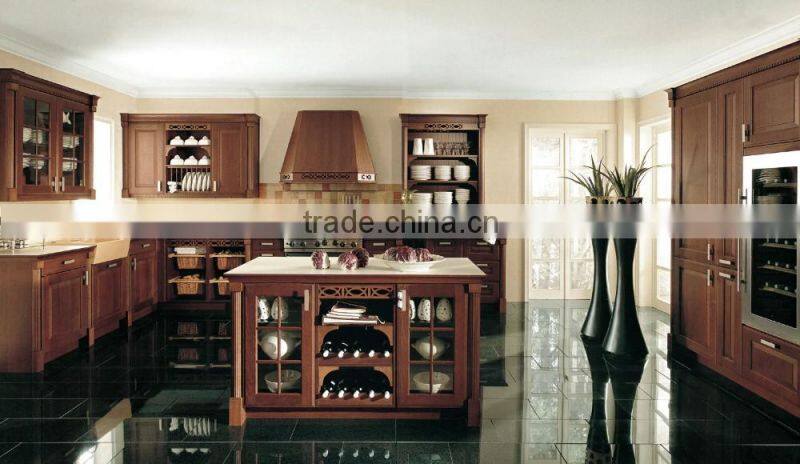 professional manufacturer of high quality kitchen cabinet with quartz countertop