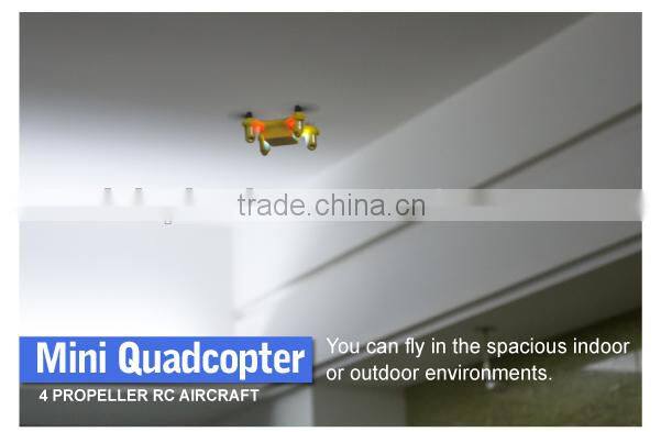 2015 2.4GHz 6 Axis Gyro 360 degree flip mini drone helicopter