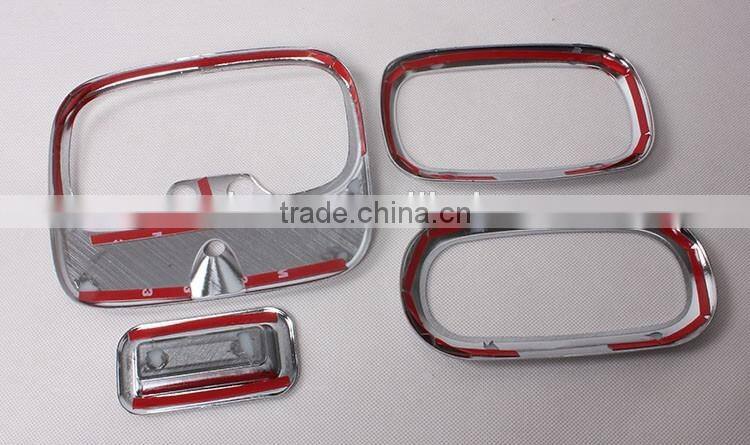 ABS Chrome Roof Reading Lamp Cover and Sunroof Handle Cover Trim 4 Pcs For Compass 2011-2014 Accessories
