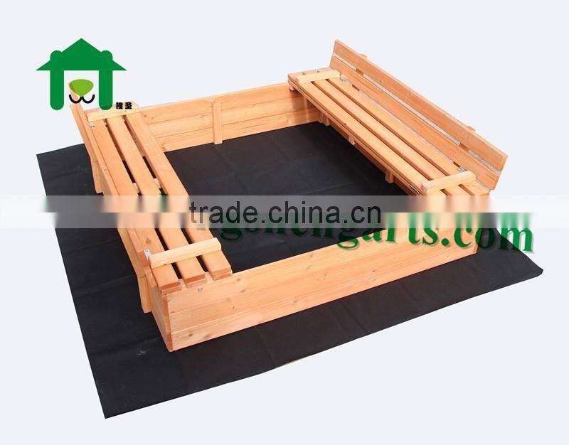 Wooden sandbox