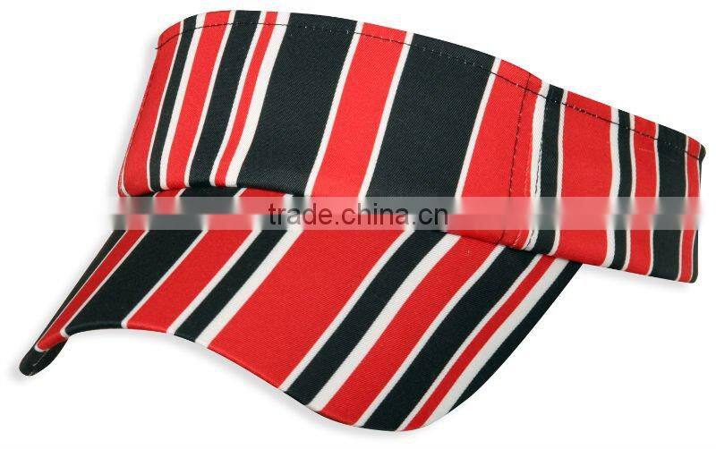 newly style colorful checked sun visor cap promotional hat