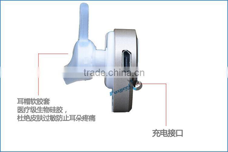 Support music playing handsfree mini earphone earpiece with bluetooth portable for mobile phone and apple