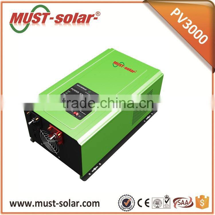Off Grid DC 24v to AC 230V Home Power Inverter 3KW for Solar Energy Supply
