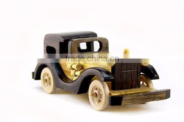 fancy decoration wooden toy car