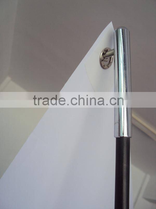 Big Korea X banner stand (aluminum pole)