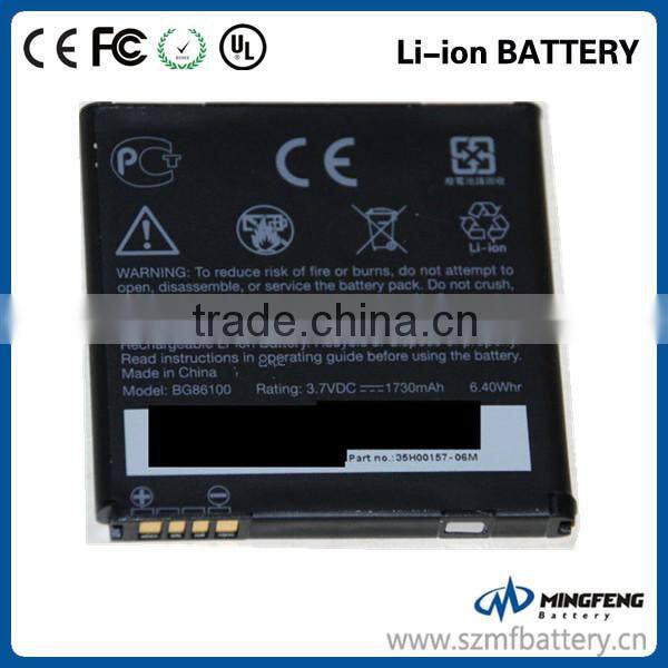 China Facoty Low Price mobile phone battery BG86100 for HTC X515m