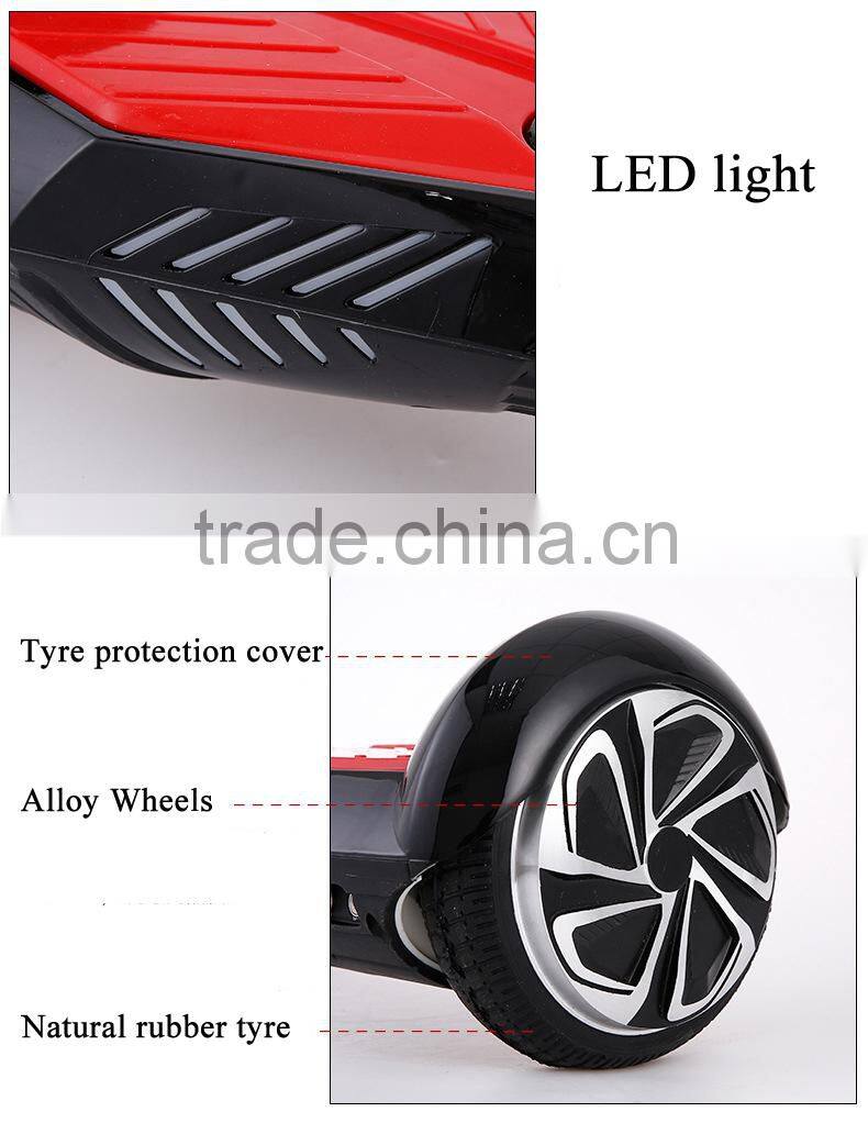 Two Wheels Smart Self Balancing Scooters Electric Drifting Board Personal Adult Transporter with LED Light