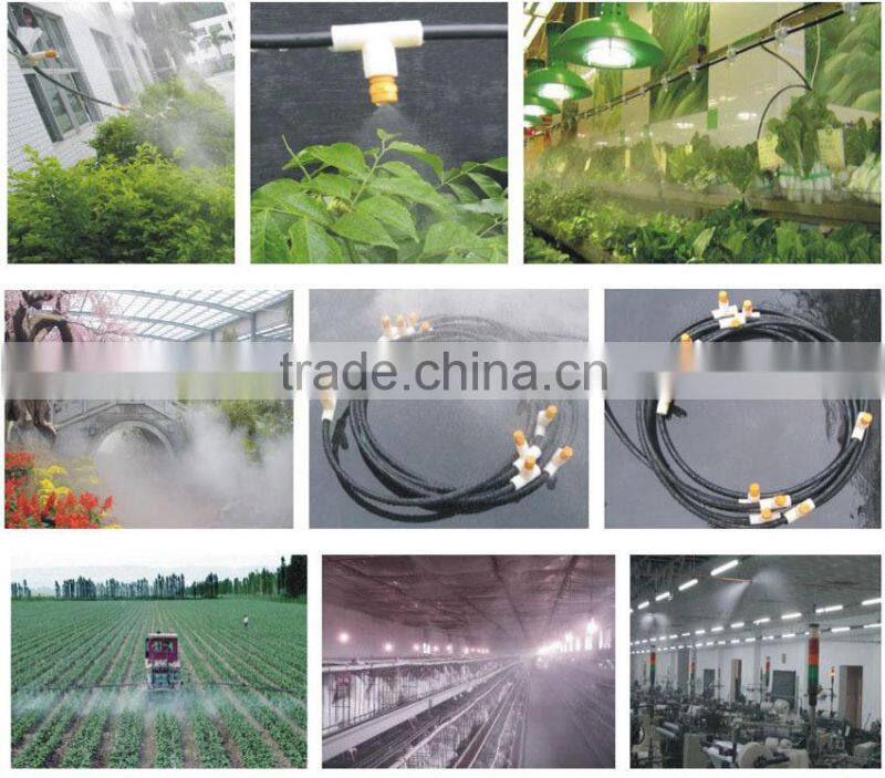 Poultry farm water cooling nozzle,anti-drip plastic fine mist water nozzle