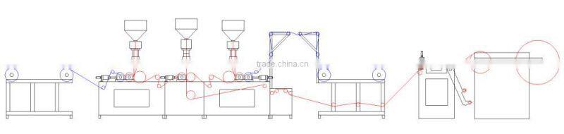 2015 ztech Hot Sale Protective Packing 7 layers Air Bubble Film Wrap Machine