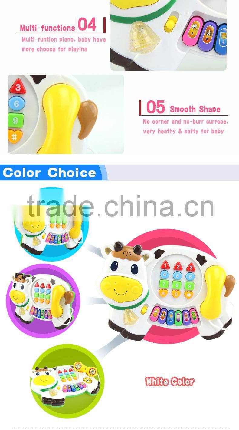 Educational preschool music instrument plastic piano toys for kids