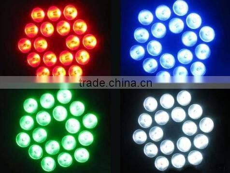 waterproof LED wash lights RGBW 4in1 18pcs * 10W par light IP65 outdoor stage lighting