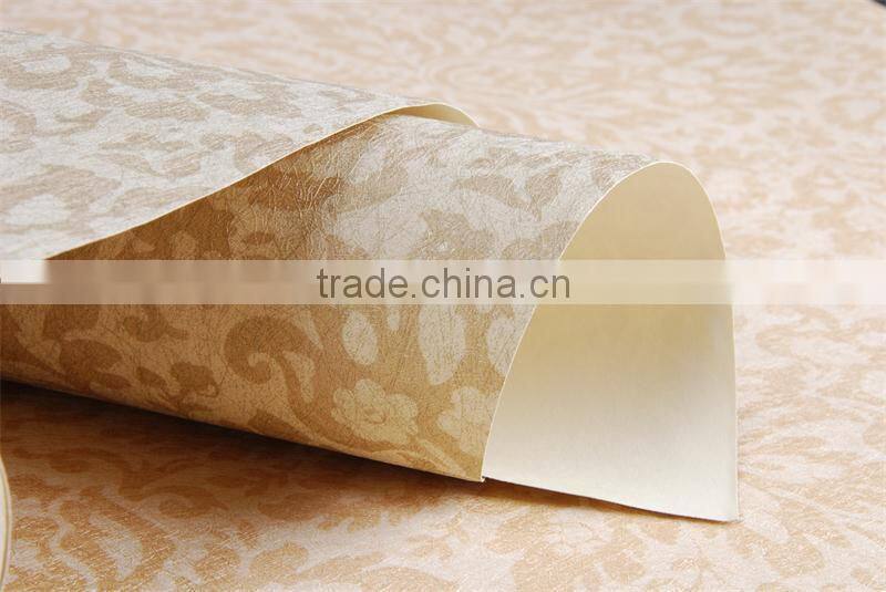 fashion wallpaper plastic walls paper in china