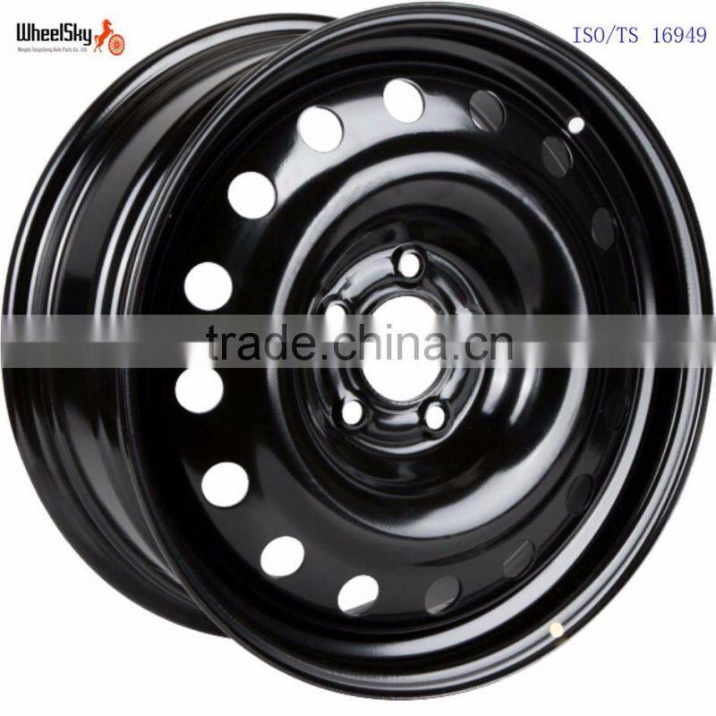 17x7.0 Steel Wheel Rims PCD 5x114.3 for Passenger Car