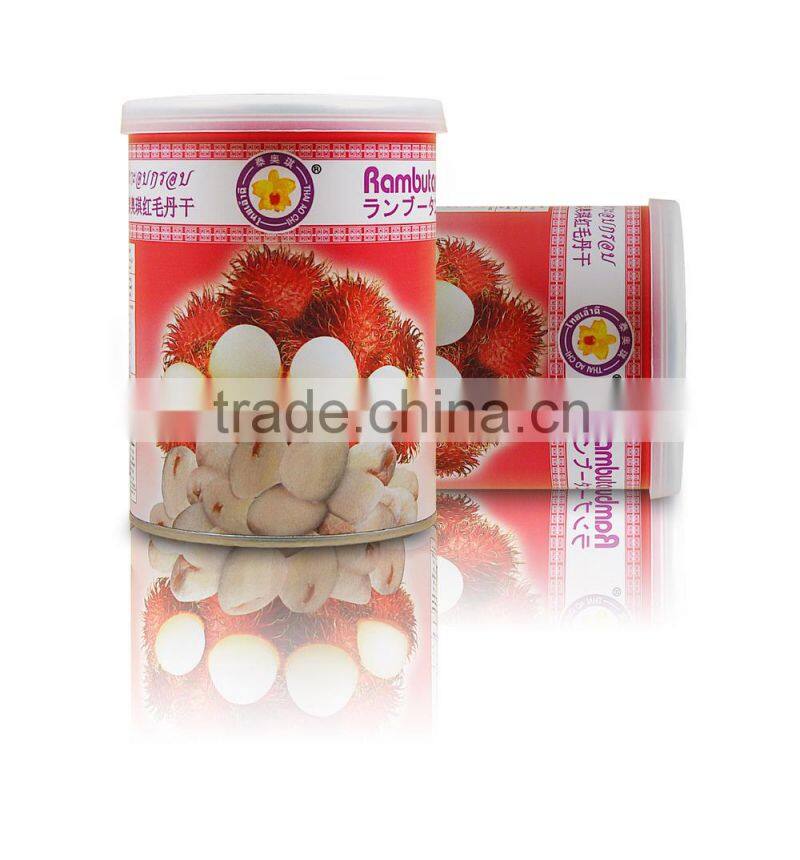 Vacuum Freeze Dried Rambutan in Tin can ( 40 grams ) certified HACCP , ISO 22000 , GMP, HALAL and KOSHER from Thailand