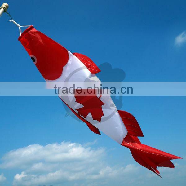 polyester or nylon material windsock