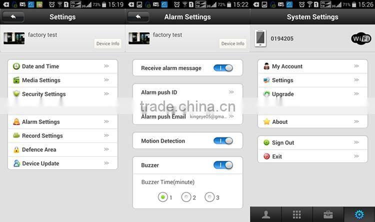 Easy to use 11pcs Array LED Lights 720p ip camera with CE certificates