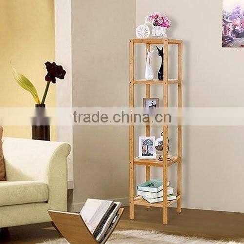 Bamboo Bathroom Shelf 5-Tier Multifunctional Storage Rack