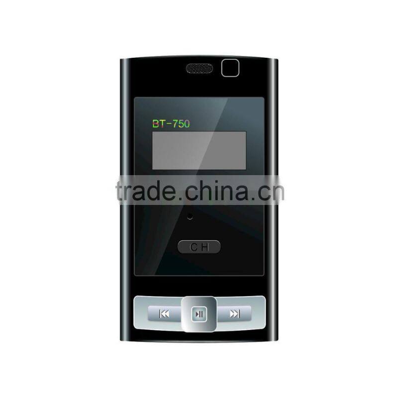 Factory direct supply!BT-750 Car Bluetooth MP3 transmitter cigarette lighter style wireless Bluetooth handsfree