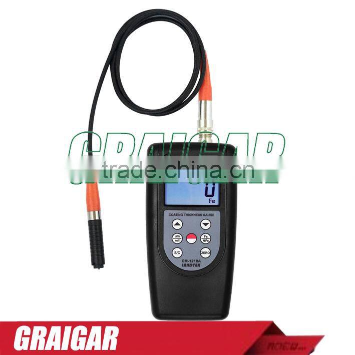 NEW Coating thickness gauge CM-1210A iron base aluminum and coating thickness gauge separation coating thickness gauge