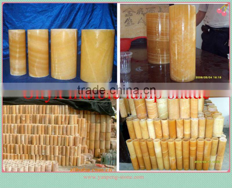 Onyx marble lamp shade