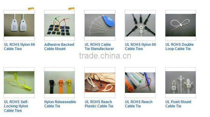 Cable Organizer UL ROHS Numbered Plastic Cable Zip Tie