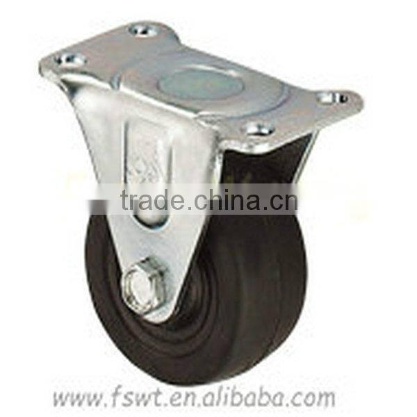 Rubber Black Fat Boy Decorative Furniture Single Casters Wheel
