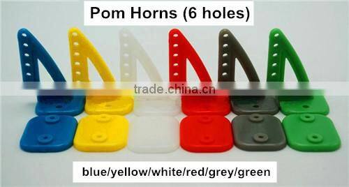 6 Colors RC Parts 5pcs/pack 4 holes 6 holes Pom Horns For Foam / KT Aircraft use Need to pack with Screws M2 x20