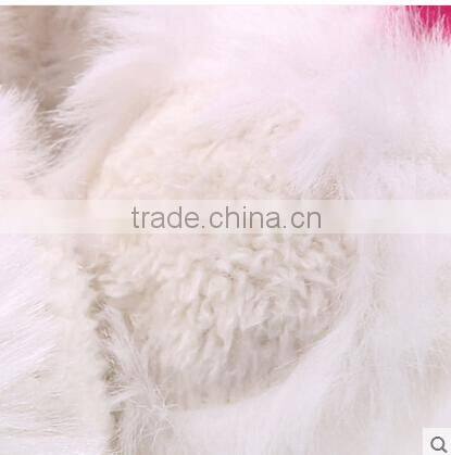 Children and baby thermal ear cover plush earmuffs with diamonds