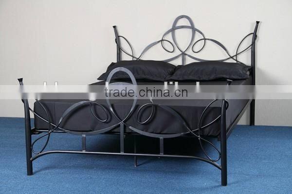 black metal king bed frame for sale