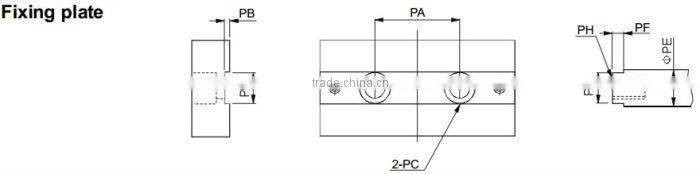Airtac Type TN TDA Cylinder KOGANEI Twin Dual Rod Cylinder