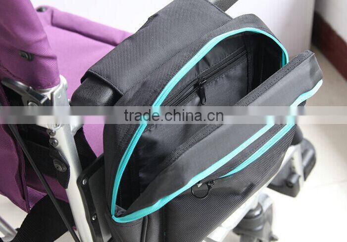 Rehabilitation Therapy Supplie bicycle double rear pannier bag of wheelchair Electric Wheelchair Pannier Bag