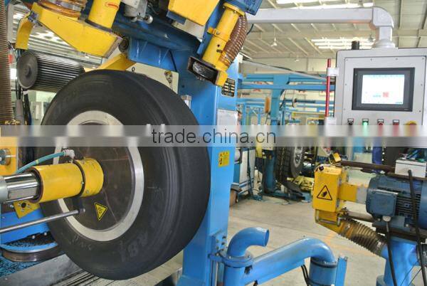 Tire buffing machine