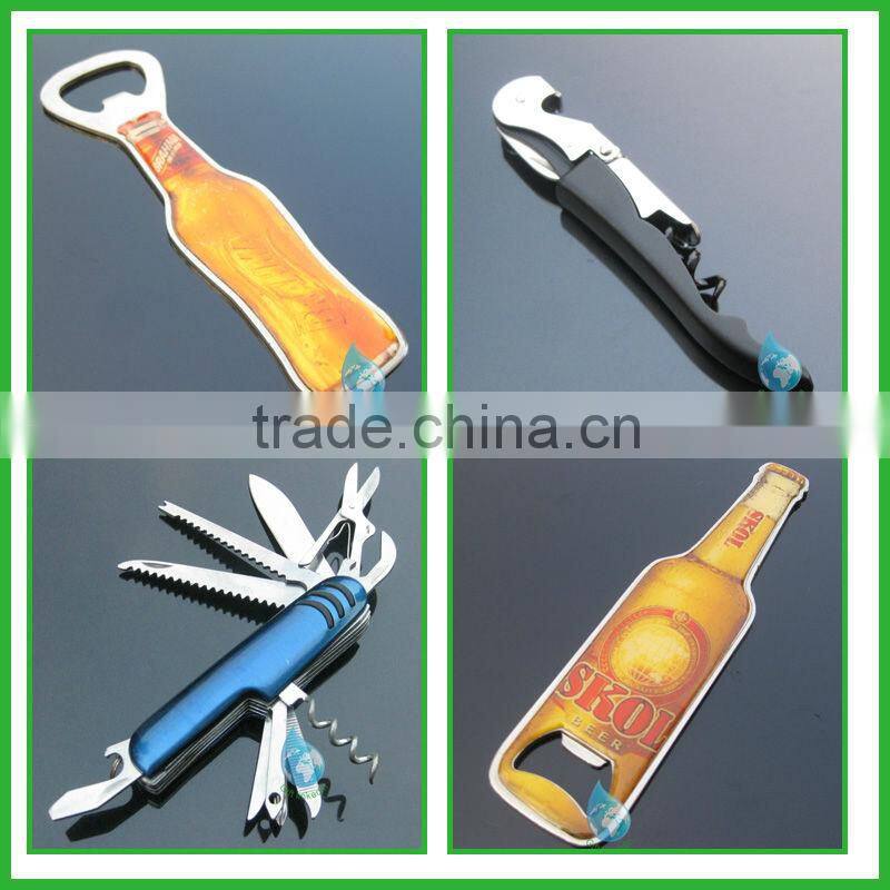 Retractable red wine cast iron bottle opener