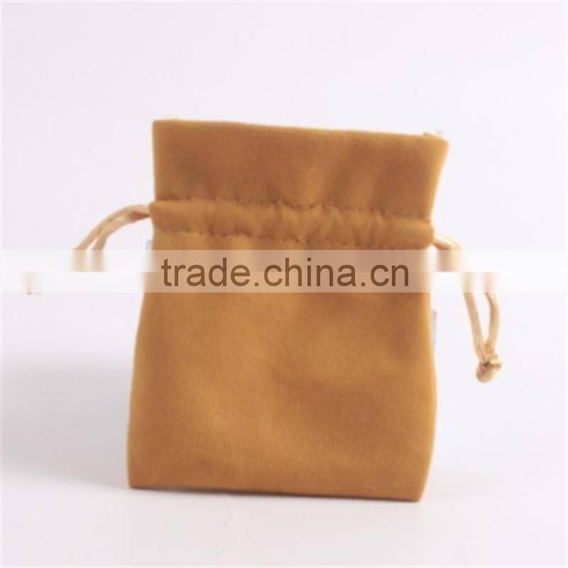 New design fashion gift packaging velvet jewelry bags