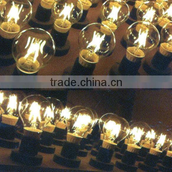 A60 4W E27 LED Filament Bulb 360 degree with high lumen CE,ROHS,ERP,GS