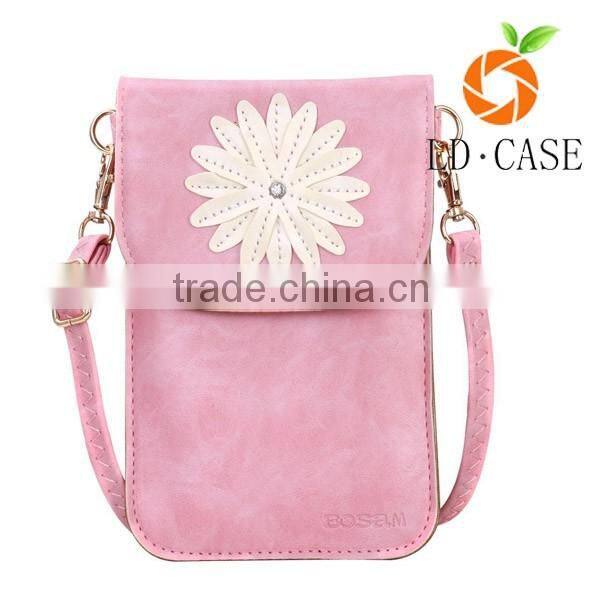 newest design lovely PU leather Waist Bag pink lightweight waist bag