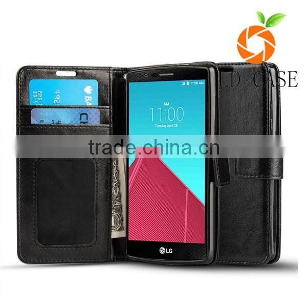 Blank Sublimation phone cases leather flip cover for LG G5