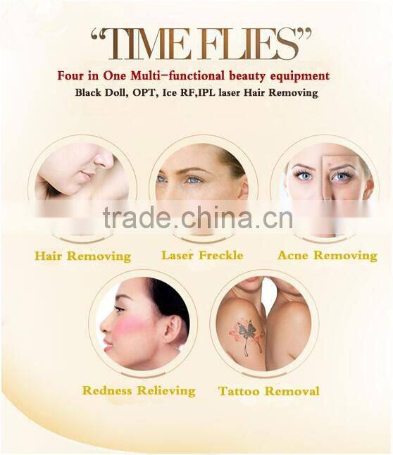 E-light ipl rf+nd yag laser multifunctional machine ipl e-light rf shr