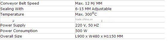 Aluminum Foil Sealing Machine Hot Air Seam Sealing Machine Continuous Tray Sealing Machine,
